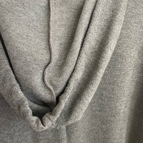 Zara Trafaluc Grey Hoodie with Pearls - Picture 6 of 9
